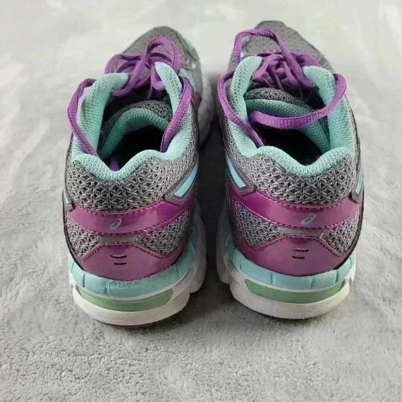 Asics Gel-Excite 3 Women's Charcoal/Grape/Aqua Splash 7 - Picture 3 of 6